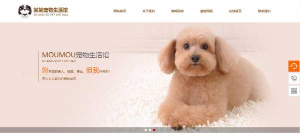 企業(yè)網站建設插畫形象當作網站中主體 